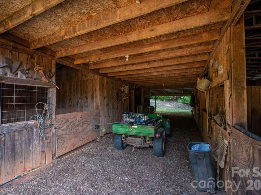 702 Saddlebrook Lane, Cherryville, NC 28021.  MLS# CAR4373701, YatesRealty ID 20966. Barn Interior