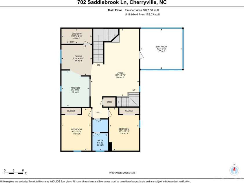 702 Saddlebrook Lane, Cherryville, NC 28021.  MLS# CAR4373701, YatesRealty ID 20966. Floor Plan Main Level