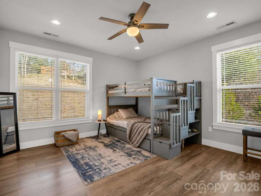 24 Chapel Hill Lane, Leicester, NC 28748.  MLS# CAR4354075, YatesRealty ID 20967. 3rd Ensuite Bedroom