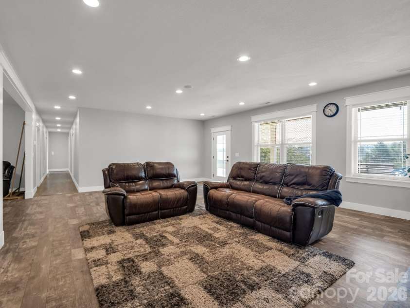 24 Chapel Hill Lane, Leicester, NC 28748.  MLS# CAR4354075, YatesRealty ID 20967. Rec Room