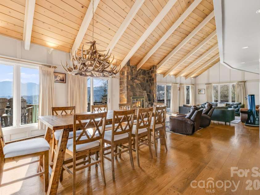 301 Highland Circle, Sugar Mountain, NC 28604.  MLS# CAR4347315, YatesRealty ID 20968. Dining/Family Room