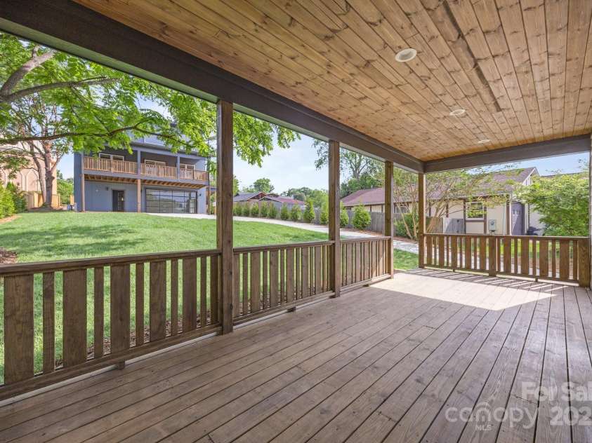 32 Woodrow Avenue, Asheville, NC 28801.  MLS# CAR4267388, YatesRealty ID 20969. Plenty of room for grills and furniture out here