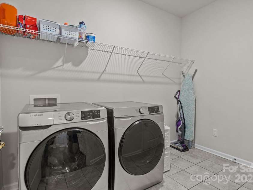 4720 Maiden Creek Way, Maiden, NC 28650.  MLS# CAR4232714, YatesRealty ID 2097. Laundry room