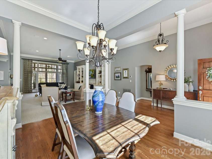 3515 Savannah Way, Monroe, NC 28110.  MLS# CAR4313596, YatesRealty ID 20977. Dining Room