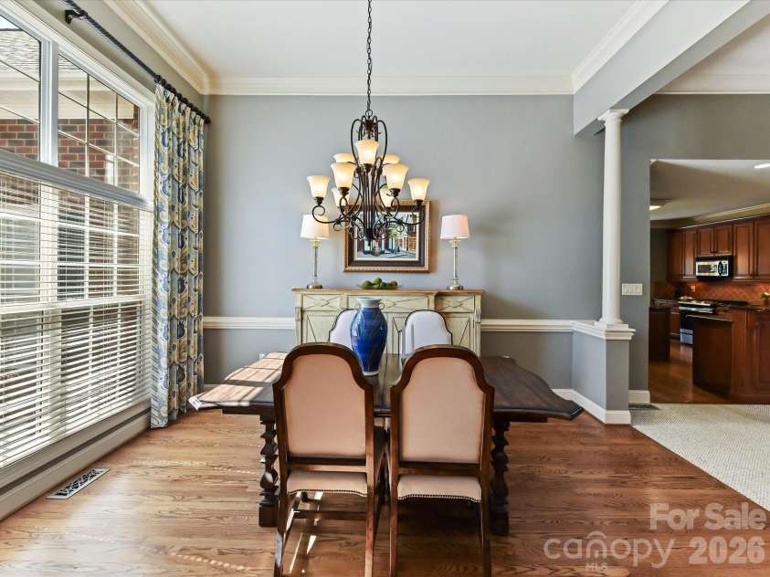 3515 Savannah Way, Monroe, NC 28110.  MLS# CAR4313596, YatesRealty ID 20977. Formal Dining Room w/Custom Window Treatments 