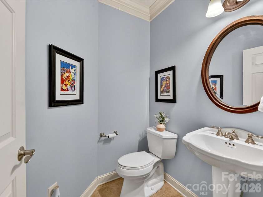 3515 Savannah Way, Monroe, NC 28110.  MLS# CAR4313596, YatesRealty ID 20977. Guest Powder Room