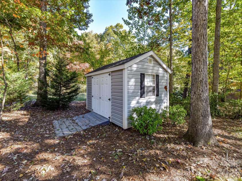 3515 Savannah Way, Monroe, NC 28110.  MLS# CAR4313596, YatesRealty ID 20977. Storage Shed Remains