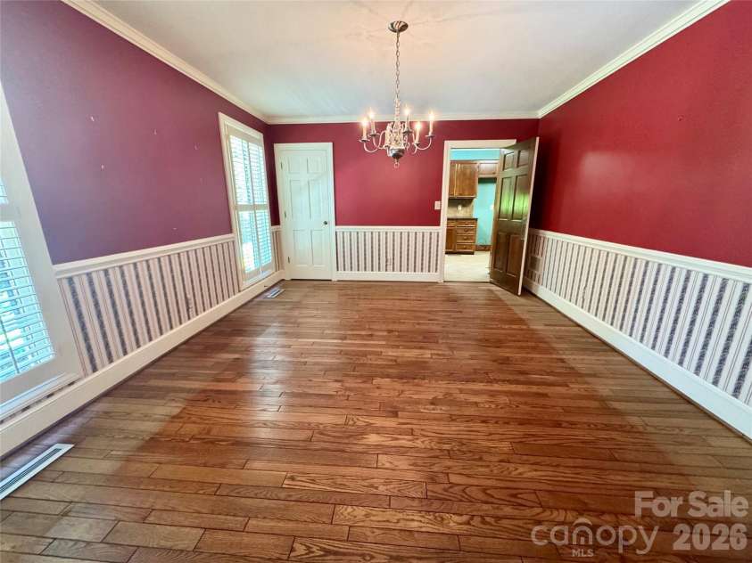 500 Woodend Drive, Concord, NC 28025.  MLS# CAR4379835, YatesRealty ID 20985. Dining room