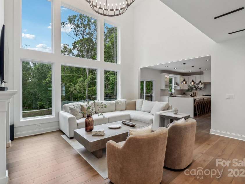 545 Morrison Farm Road, Troutman, NC 28166.  MLS# CAR4314529, YatesRealty ID 20985. Great room view