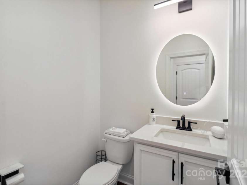 545 Morrison Farm Road, Troutman, NC 28166.  MLS# CAR4314529, YatesRealty ID 20985. Powder room