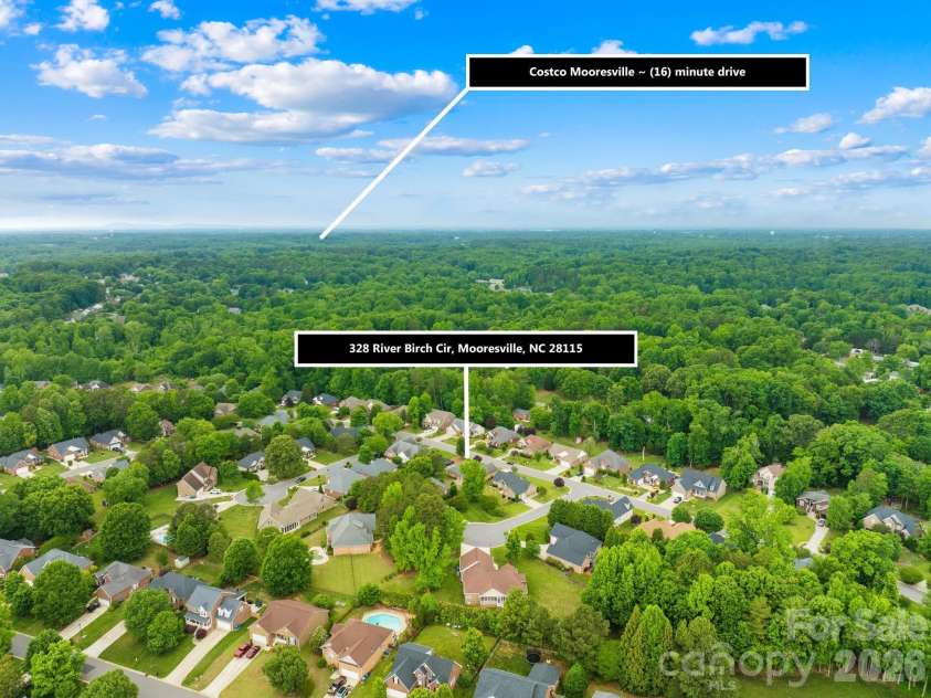 328 River Birch Circle, Mooresville, NC 28115.  MLS# CAR4377888, YatesRealty ID 20986. 