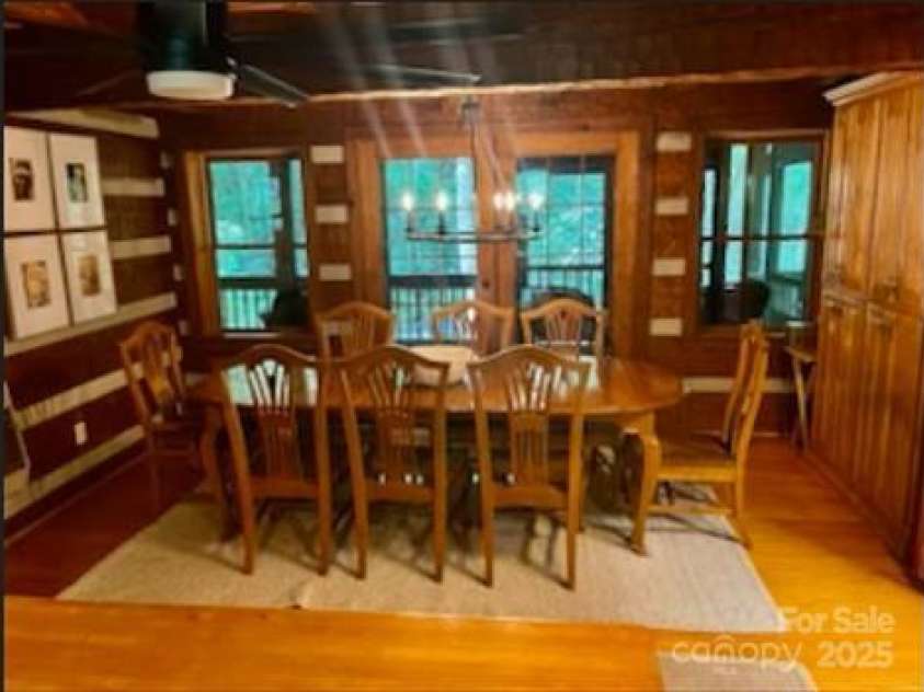 7810 Little Snowbird Road, Robbinsville, NC 28771.  MLS# CAR4240295, YatesRealty ID 2099. Dining