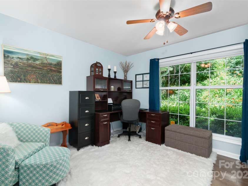 209 Blink Bonny Drive, Waynesville, NC 28786.  MLS# CAR4260662, YatesRealty ID 21001. Bedroom 1 Upstairs/Office