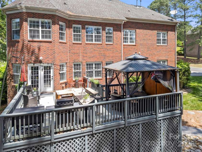 221 Silvercliff Drive, Mount Holly, NC 28120.  MLS# CAR4252821, YatesRealty ID 21009. Rear Deck