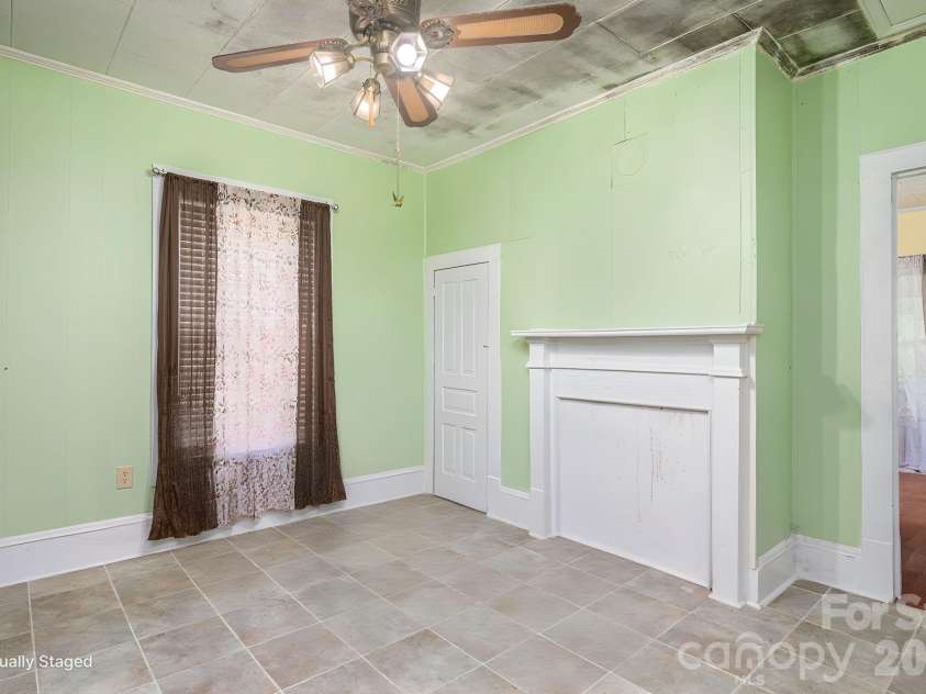 101 Huss Avenue, Cherryville, NC 28021.  MLS# CAR4378951, YatesRealty ID 21013. Virtually staged dining room
