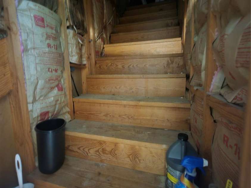 215 Biscoe Road, Troy, NC 27371.  MLS# CAR4346289, YatesRealty ID 2102. Attic Stairs