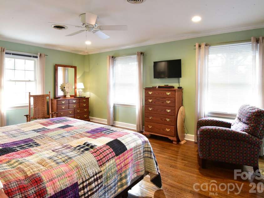 215 Biscoe Road, Troy, NC 27371.  MLS# CAR4346289, YatesRealty ID 2102. Primary Bedroom