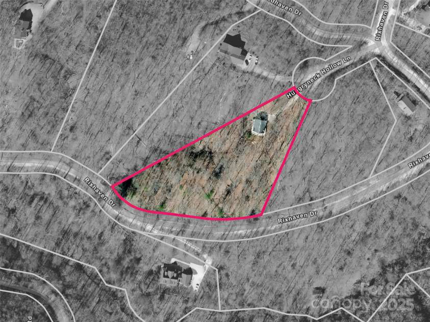 43 Hungryneck Hollow Lane, Saluda, NC 28773.  MLS# CAR4268230, YatesRealty ID 21027. Aerial view from drone
