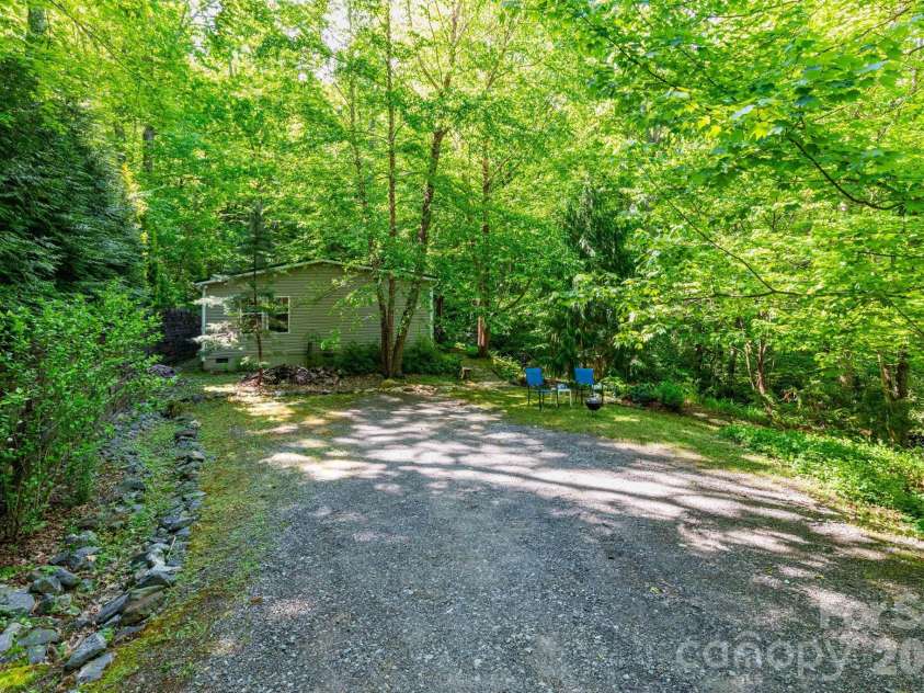 159 Marcellina Drive, Fairview, NC 28730.  MLS# CAR4377799, YatesRealty ID 21031. Beautiful yard with shade. 
