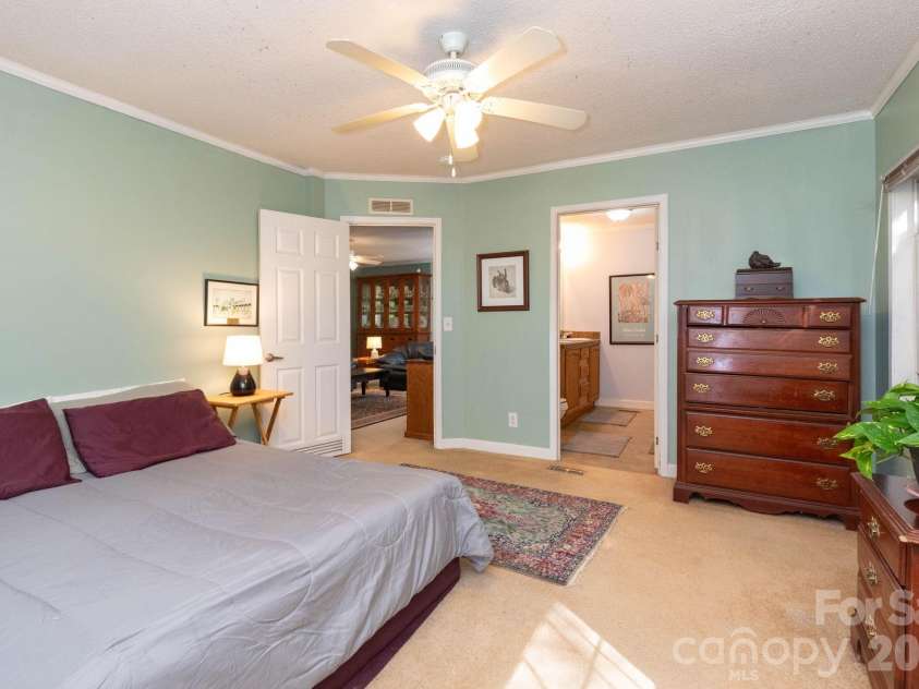 159 Marcellina Drive, Fairview, NC 28730.  MLS# CAR4377799, YatesRealty ID 21031. Primary bedroom.