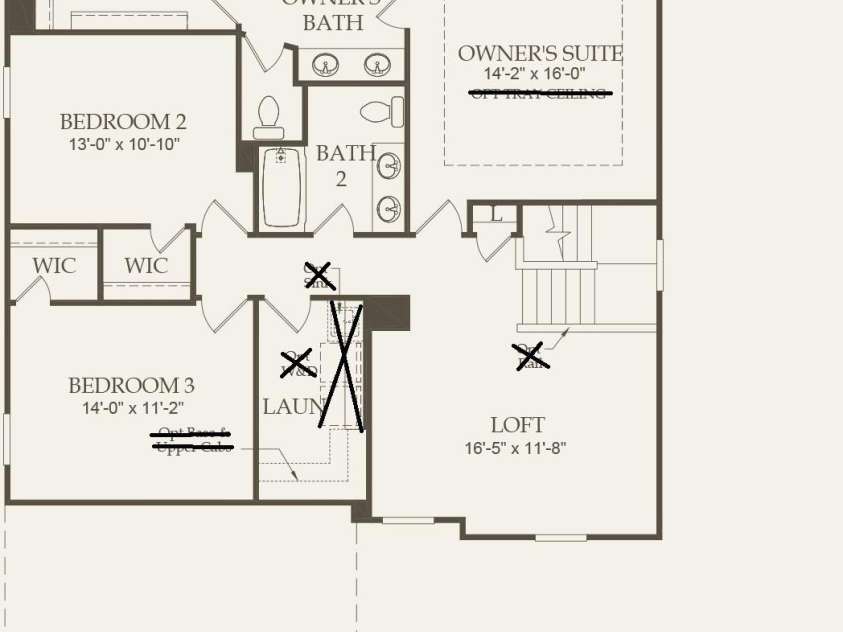 1279 Kindness Court, Concord, NC 28027.  MLS# CAR4227185, YatesRealty ID 21039. 2nd Floor Layout