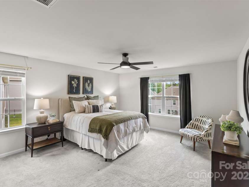 14407 Cardwell Hill Lane, Charlotte, NC 28278.  MLS# CAR4264654, YatesRealty ID 21054. Primary Bedroom