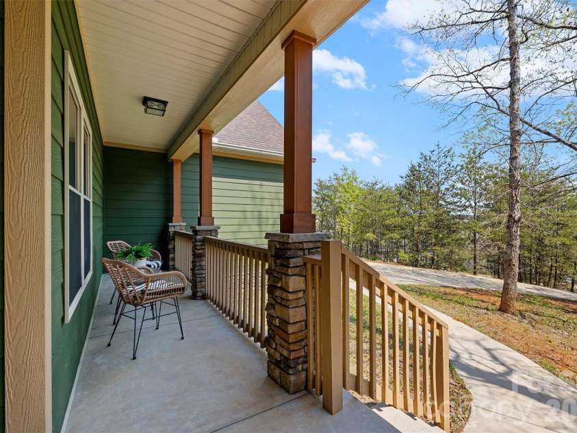 12057 Mariners Cove Court, Lancaster, SC 29720.  MLS# CAR4359140, YatesRealty ID 21066. Peaceful front porch 