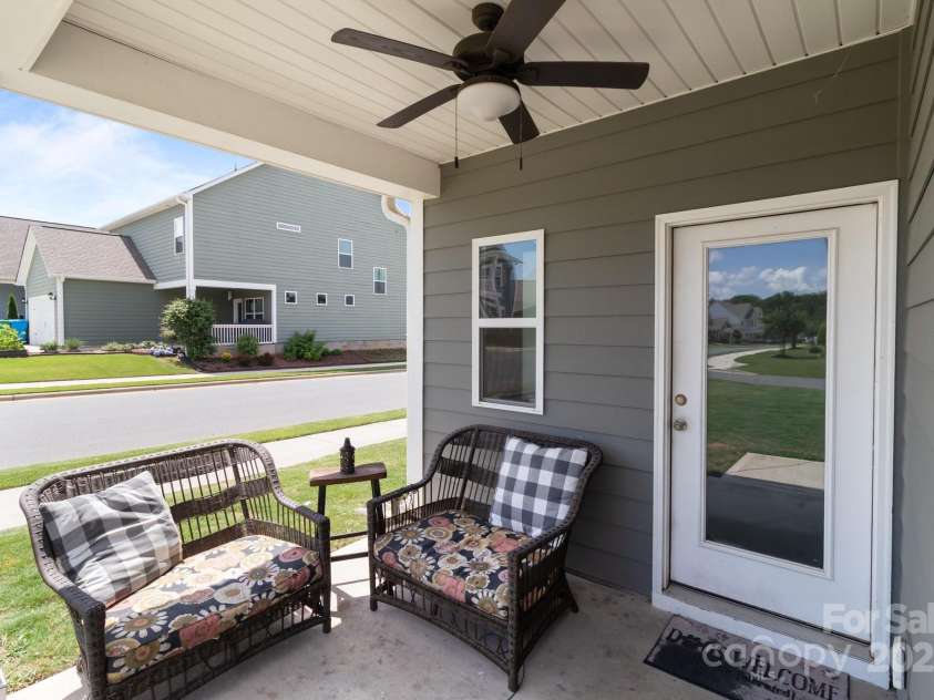 146 Kerri Dawn Lane, Locust, NC 28097.  MLS# CAR4270226, YatesRealty ID 21071. Rear Porch