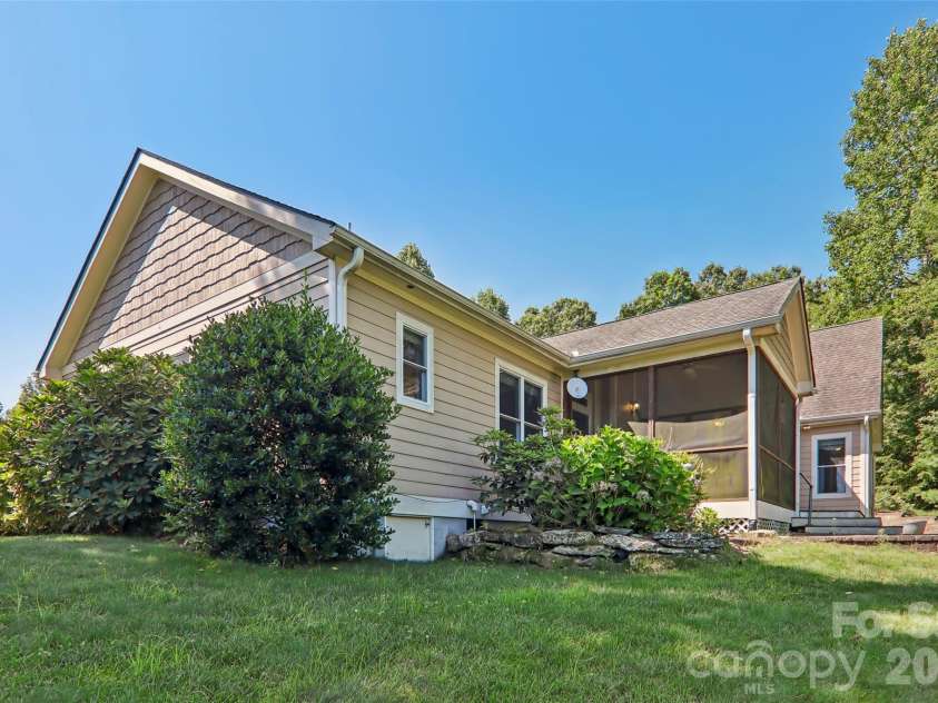959 Silverglen Way, Hendersonville, NC 28792.  MLS# CAR4397996, YatesRealty ID 21071. Back of home