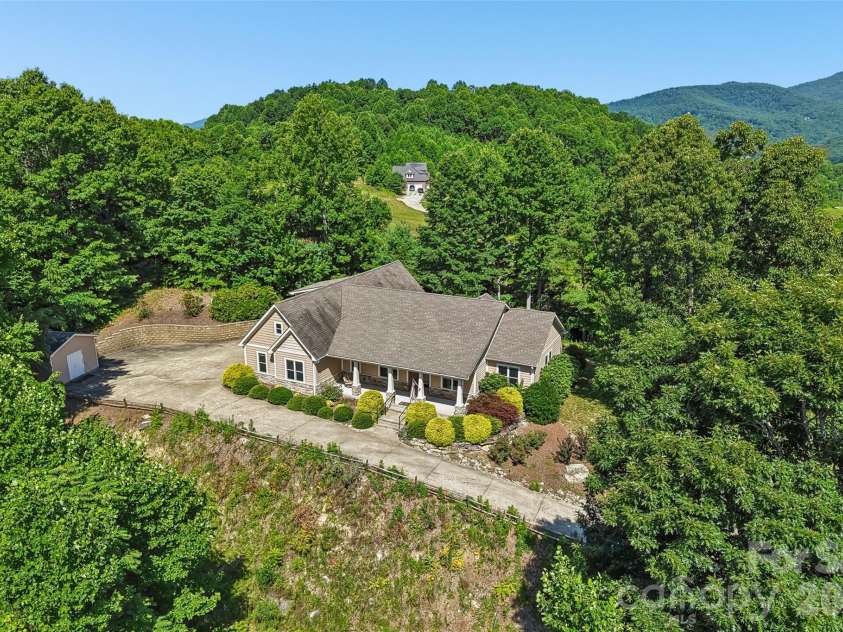 959 Silverglen Way, Hendersonville, NC 28792.  MLS# CAR4397996, YatesRealty ID 21071. Trees can be cleared for an even more expansive view!