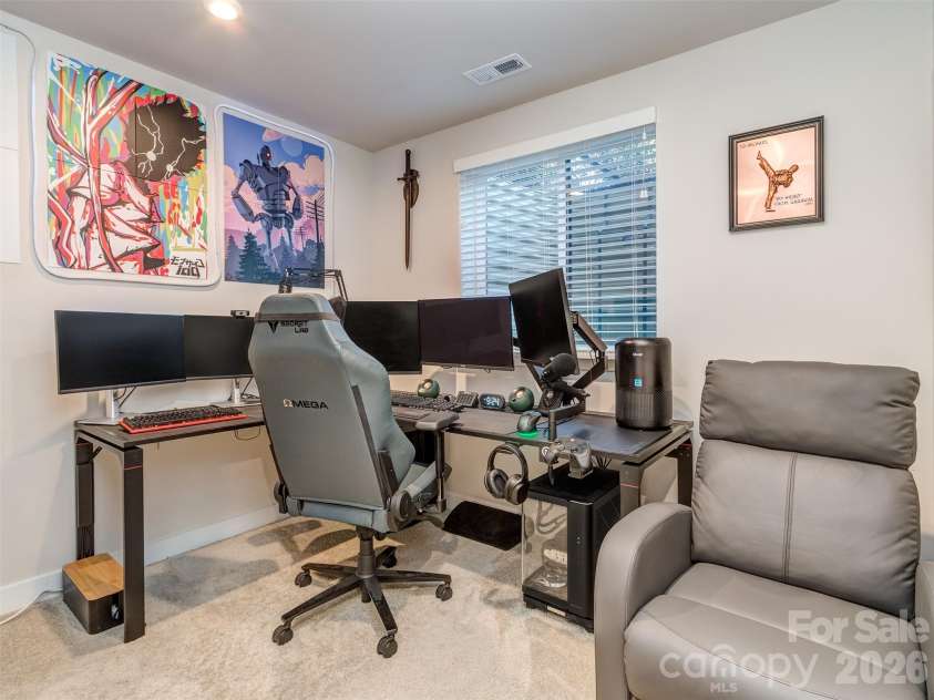 1033 Simcoe Lane, Charlotte, NC 28217.  MLS# CAR4358003, YatesRealty ID 21074. Lower Level Guest Suite with Private Bath