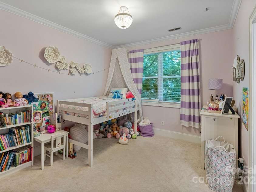 347 Bayberry Creek Circle, Mooresville, NC 28117.  MLS# CAR4271550, YatesRealty ID 21074. Main Level Bedroom 3 with Shared Bath