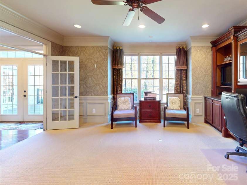708 RidgeLake Drive, Weddington, NC 28104.  MLS# CAR4240805, YatesRealty ID 21081. FORMAL office room OR possible conversion to a bedroom