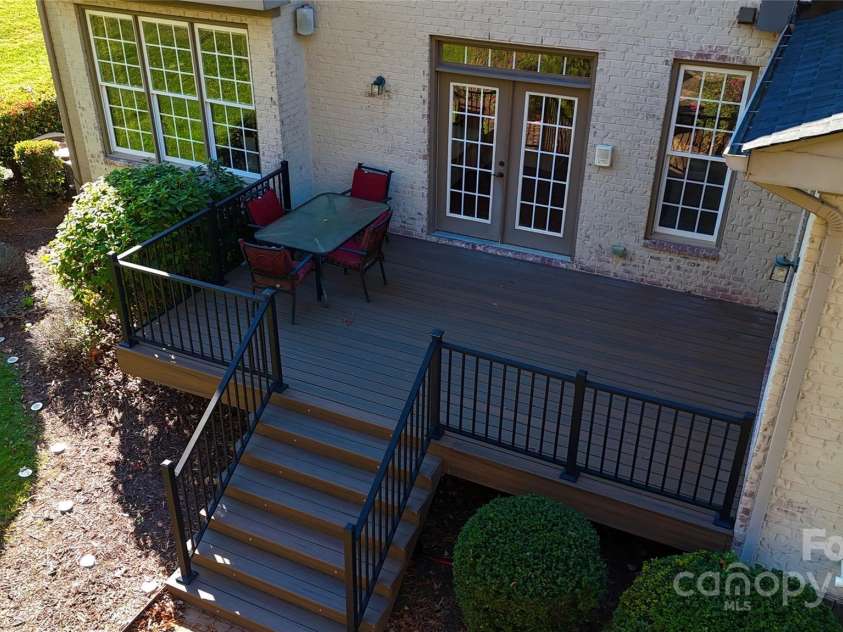 708 RidgeLake Drive, Weddington, NC 28104.  MLS# CAR4240805, YatesRealty ID 21081. Updated deck with Trex