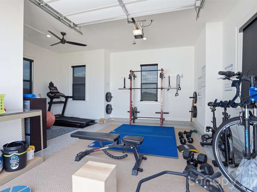 1124 Mesa Way, Marvin, NC 28173.  MLS# CAR4371986, YatesRealty ID 21082. Gym in detached garage