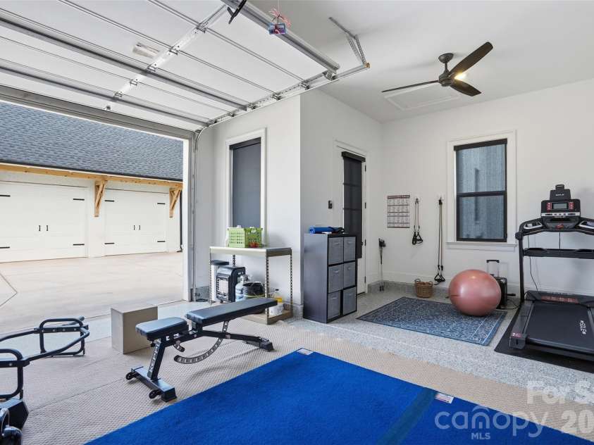 1124 Mesa Way, Marvin, NC 28173.  MLS# CAR4371986, YatesRealty ID 21082. Gym in detached garage