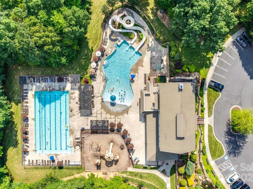 4711 Pearmain Drive, Waxhaw, NC 28173.  MLS# CAR4246425, YatesRealty ID 21087. Millhouse pools with waterslides!