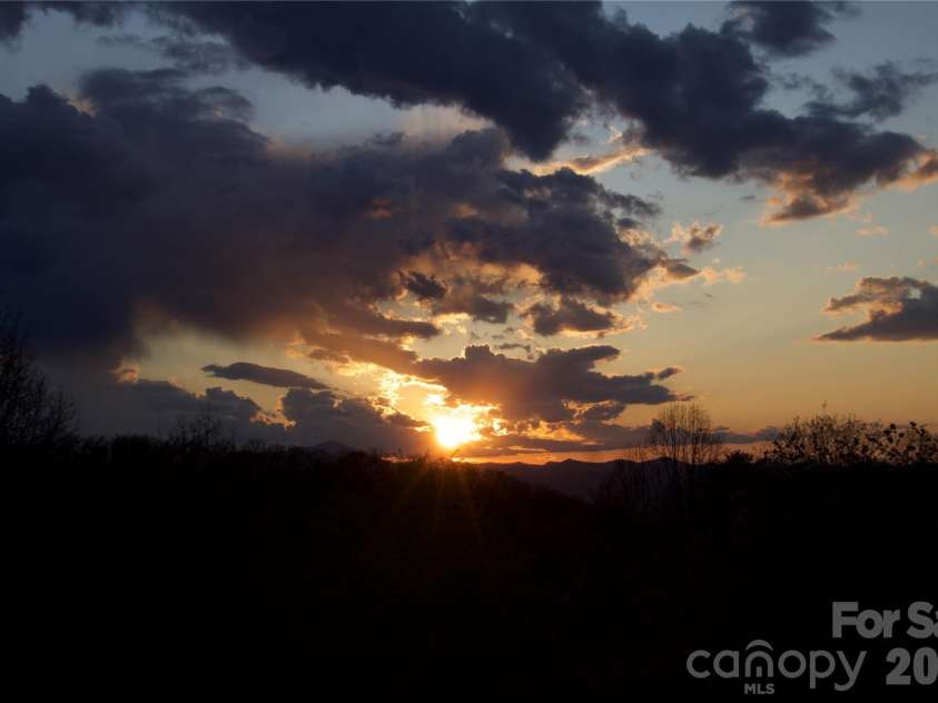 751 Hutch Mountain Road, Fletcher, NC 28732.  MLS# CAR4346461, YatesRealty ID 21087. Sunset / Mtn Views