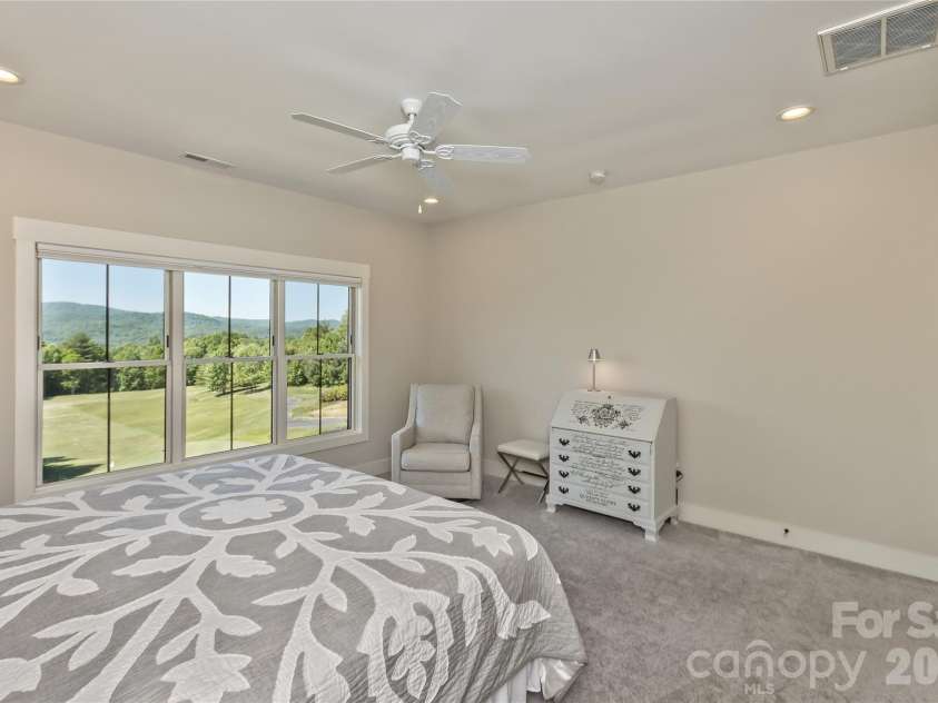 96 Copper Valley Lane, Hendersonville, NC 28739.  MLS# CAR4376477, YatesRealty ID 21094. Primary Bedroom with a Big View