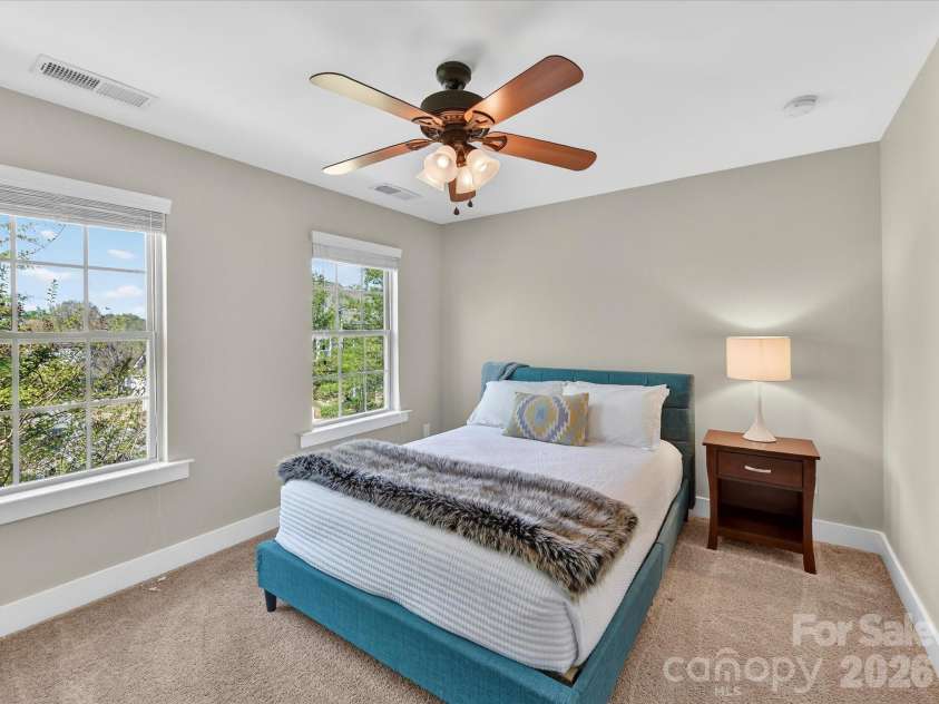 2718 Tranquil Oak Place, Charlotte, NC 28206.  MLS# CAR4362826, YatesRealty ID 21098. Second bedroom