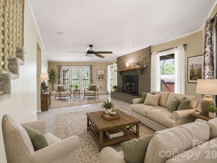 3190 Holly Road, Connelly Springs, NC 28612.  MLS# CAR4379372, YatesRealty ID 21101. AI Enhanced