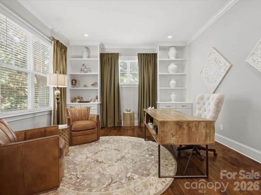 3097 Sherman Drive, Lancaster, SC 29720.  MLS# CAR4366322, YatesRealty ID 21103. Beautiful front office with built ins