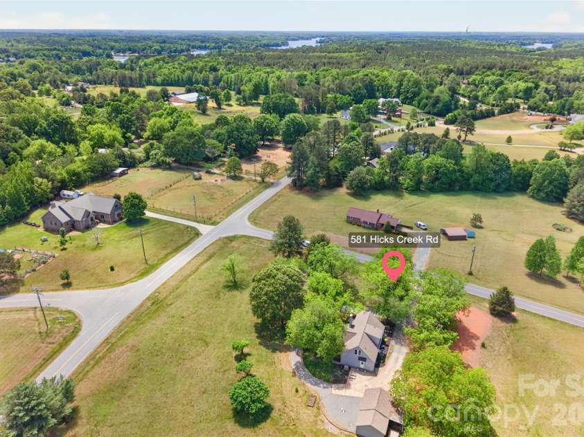 581 Hicks Creek Road, Troutman, NC 28166.  MLS# CAR4378036, YatesRealty ID 21108. 
