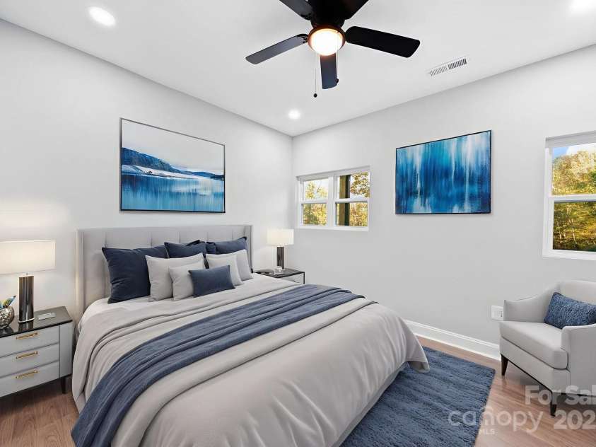 400 El Bethel Road, Kings Mountain, NC 28086.  MLS# CAR4315708, YatesRealty ID 2111. Primary Bedroom (Virtual Staged)