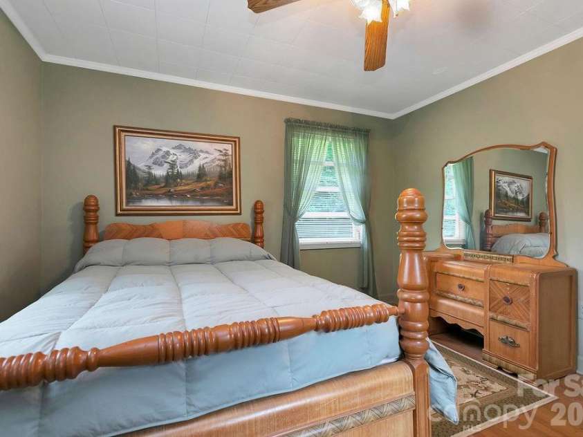 520 Blythe Road, Pisgah Forest, NC 28768.  MLS# CAR4370794, YatesRealty ID 21111. Bedroom 2