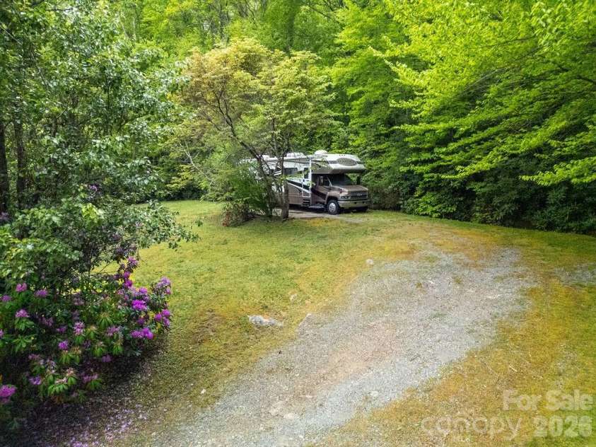 520 Blythe Road, Pisgah Forest, NC 28768.  MLS# CAR4370794, YatesRealty ID 21111. Drive to Full RV Site