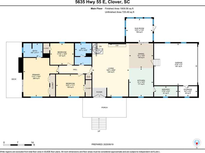 5635 Highway 55 Highway, Clover, SC 29710.  MLS# CAR4272666, YatesRealty ID 21113. 