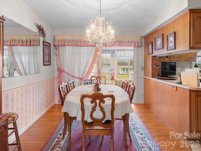 727 Jenkins Valley Road, Alexander, NC 28701.  MLS# CAR4357039, YatesRealty ID 21116. Dining Room