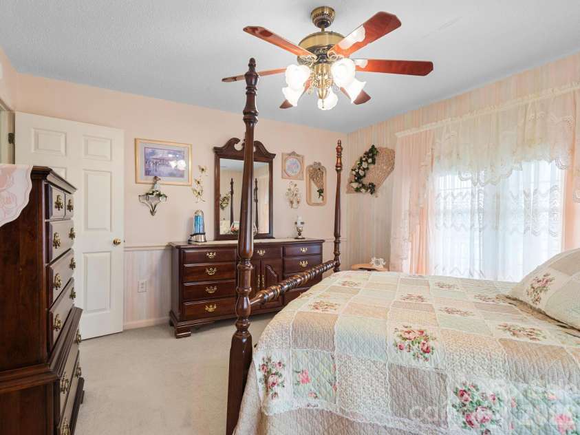 727 Jenkins Valley Road, Alexander, NC 28701.  MLS# CAR4357039, YatesRealty ID 21116. Second bedroom on main