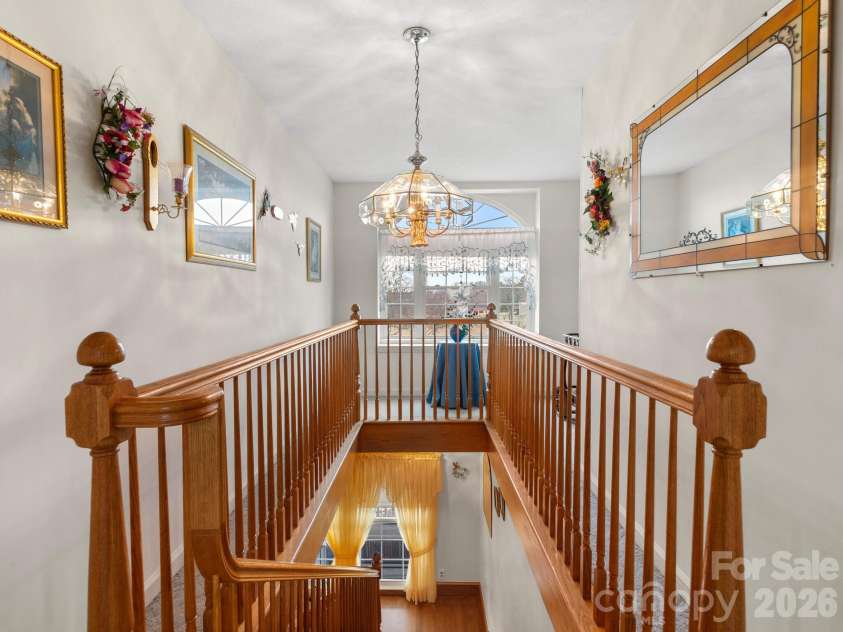 727 Jenkins Valley Road, Alexander, NC 28701.  MLS# CAR4357039, YatesRealty ID 21116. Upper landing